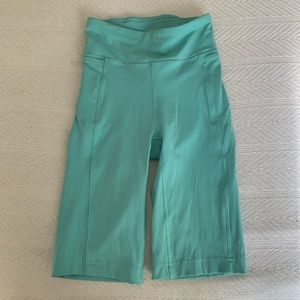 Lululemon high waist biker shorts